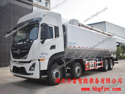 東風天龍電動40方散裝飼料運輸車